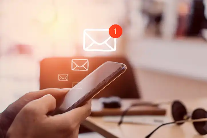 Notification de réception des prélèvements
